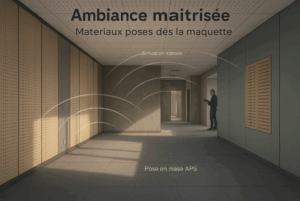 Integration des solutions acoustiques des la phase de conception