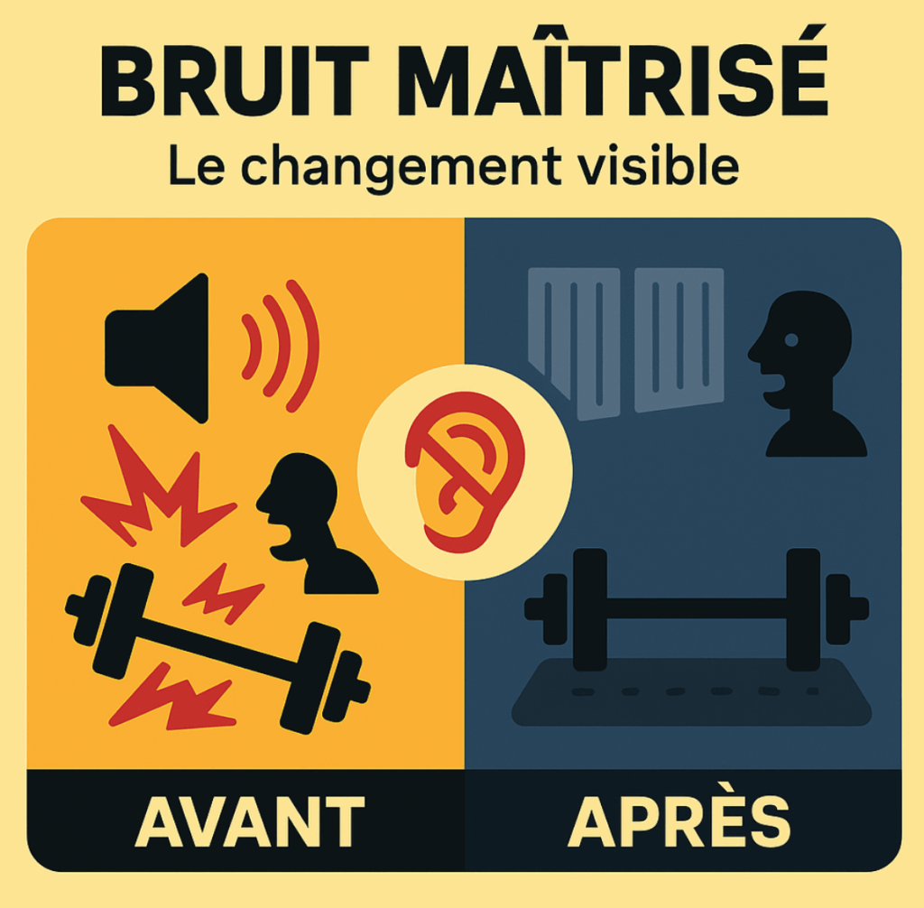 L’importance de la re?duction du bruit dans les salles de sport