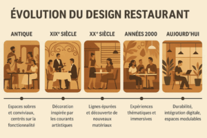 evolution des restaurants architecture