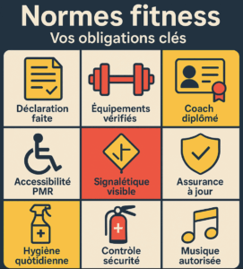 normes salle de sport