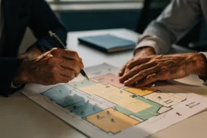 Calculer effectifs et dégagements : la méthode qui tient en commission — Illustration — normes ERP — Maitre d'oeuvr